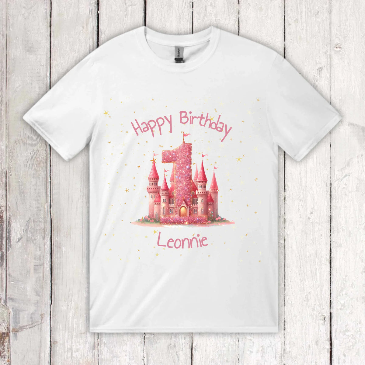 Personalisiertes T-Shirt: Geburtstag mit Zahl und Namen - individuelles T-Shirt | Personalize Palace