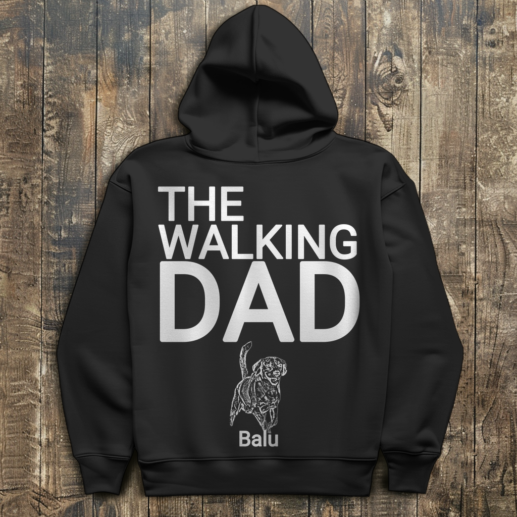 The Walking Dad - individueller Hoodie | Personalize Palace