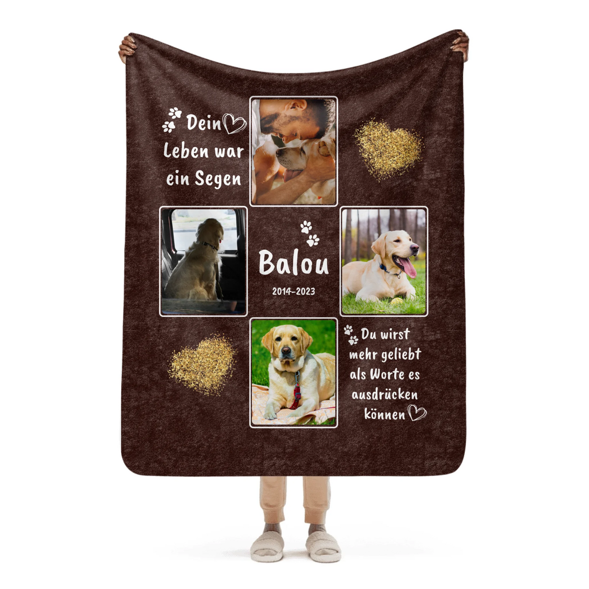 Personalisierte Decke: Lieblingsdecke mit Foto - individuelle Decke | Personalize Palace