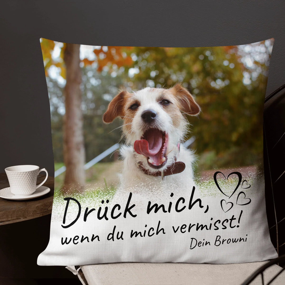 Personalisierte Decke: Katzendecke | Kuschel mich, wenn du mich vermisst - Individuelle Fotodecke | Personalize Palace