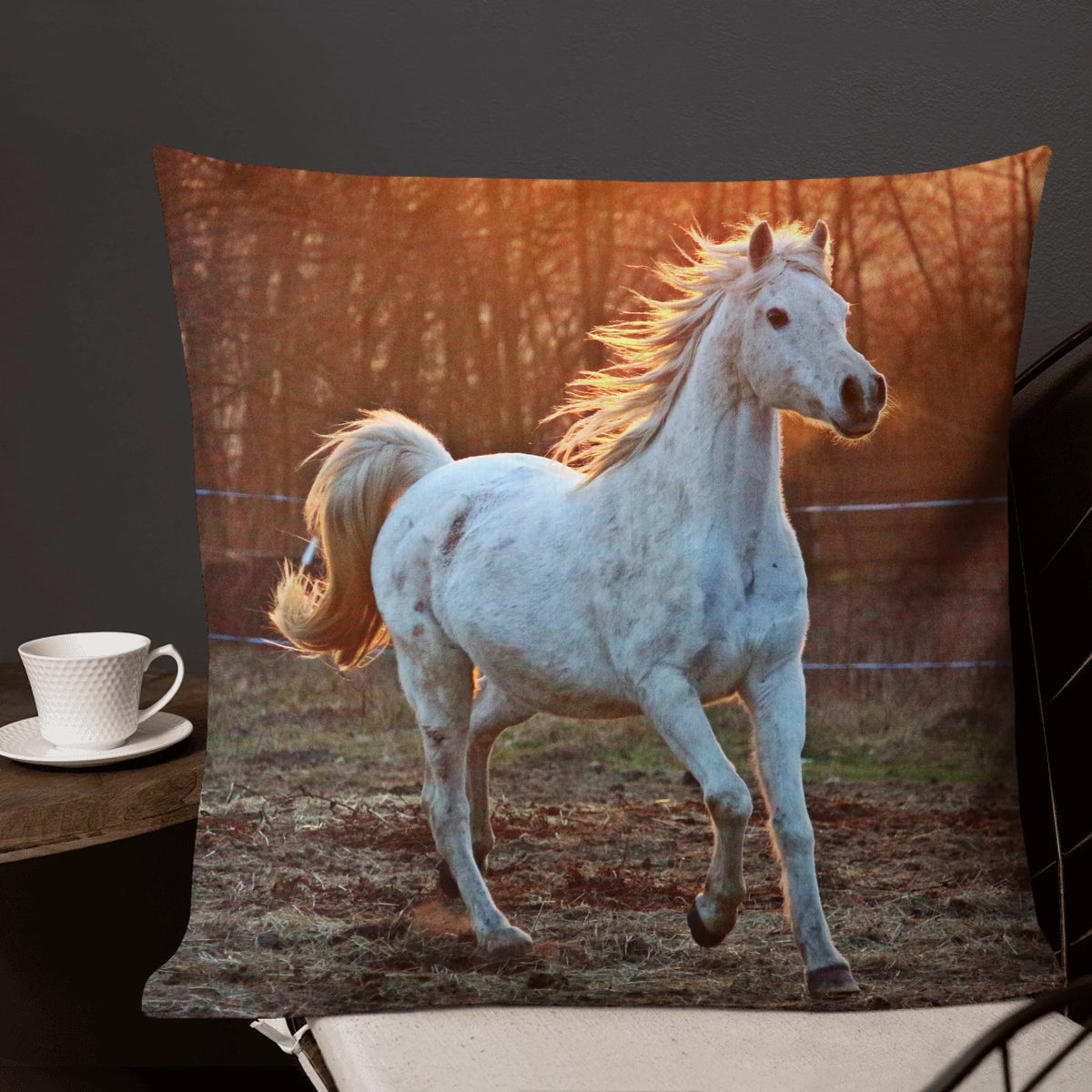 Personalisiertes Kissen: Das Leben ist besser mit meinem Pferd - individuelles Pferde-Fotokissen | Personalize Palace