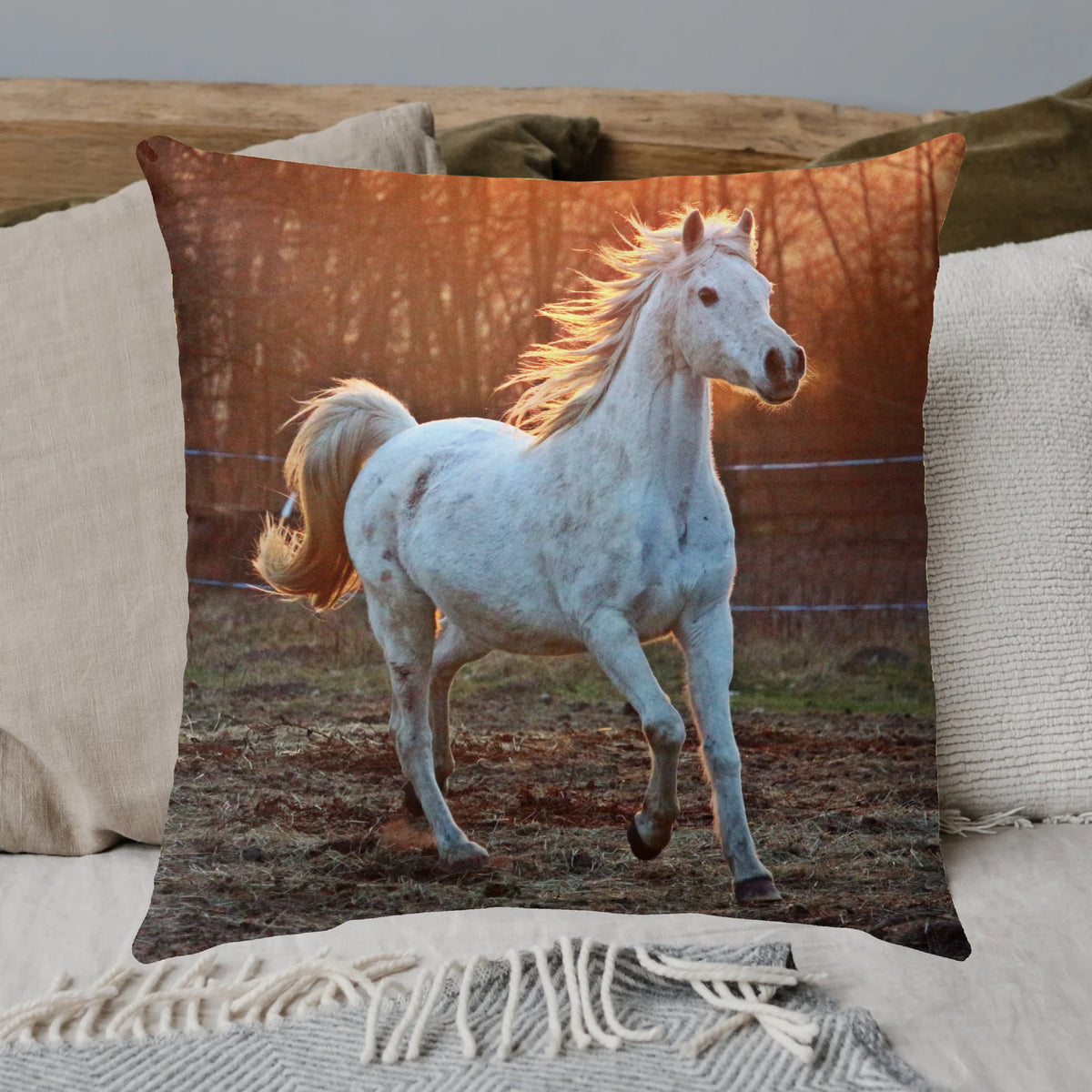 Personalisiertes Kissen: individuelles Pferde Fotokissen | Personalize Palace