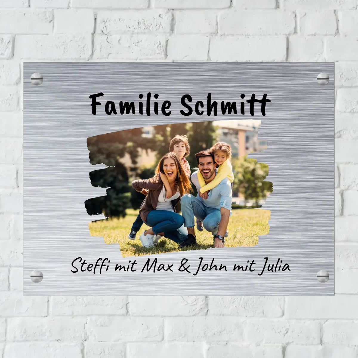 Personalisiertes Schild: Cartoon, Zeichentrick Haustürschild - Individuelles Türschild | Personalize Palace