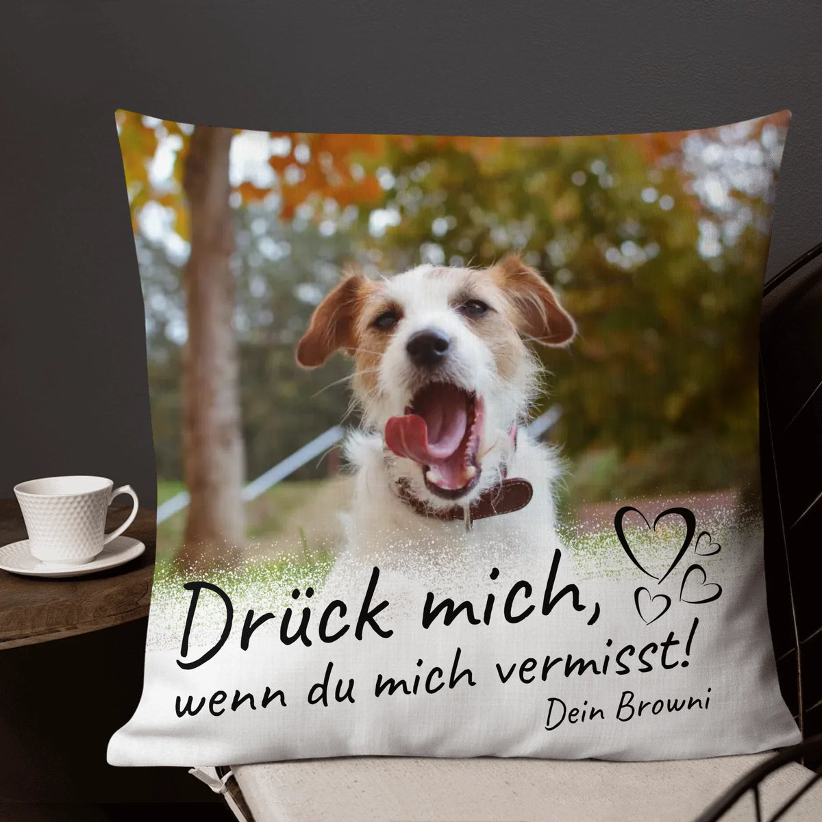 Personalisiertes Kissen: deine Erinnerung mit Foto und Trauerspruch an deine Katze – individuelles Kissen | Personalize Palace