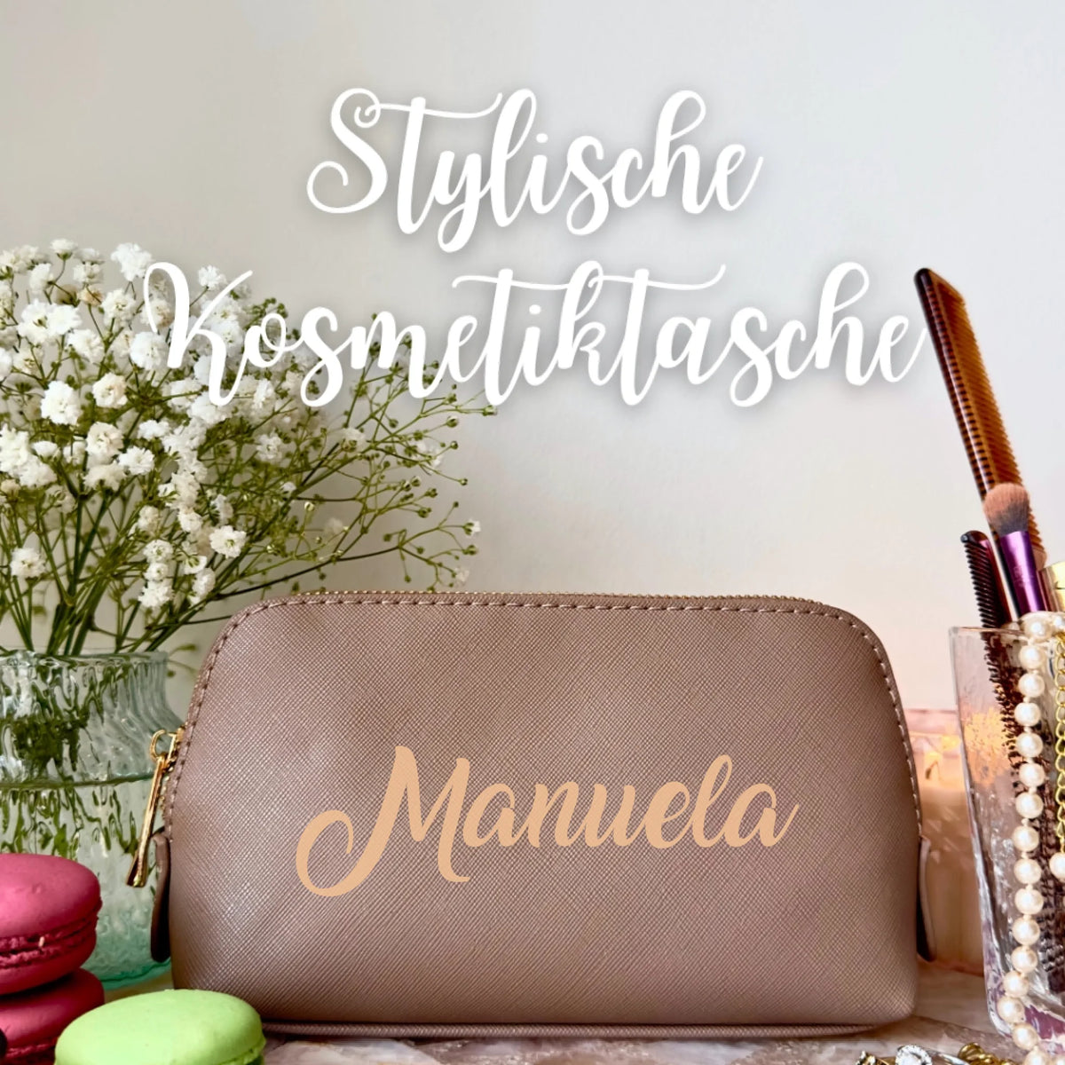 Dein Name oder Text - Individuelle Kosmetiktasche | Personalize Palace