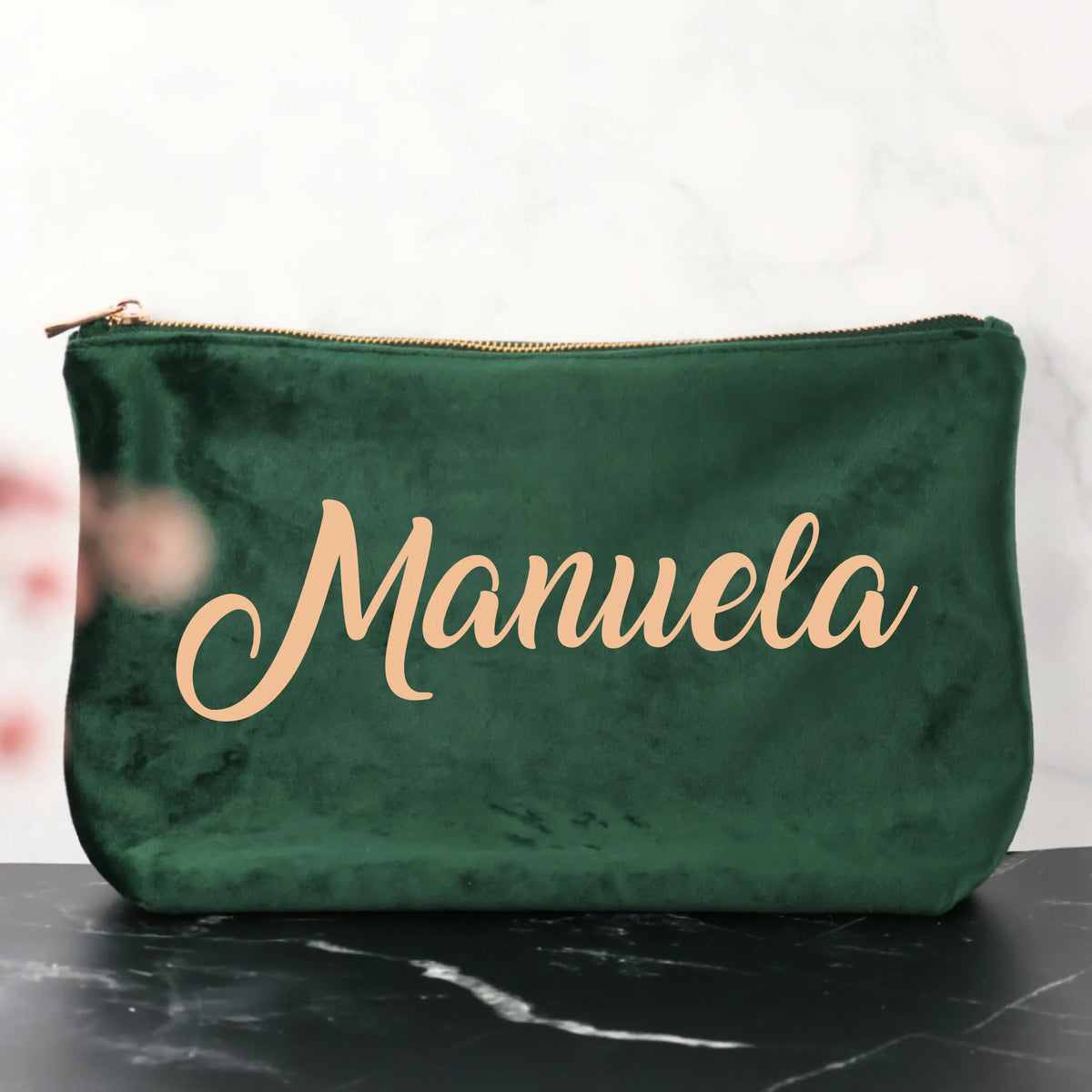 Dein Name oder Text - Individuelle Filz Kosmetiktasche | Personalize Palace