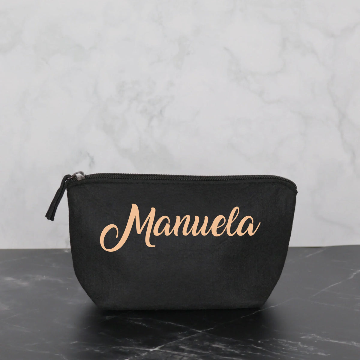 Dein Name oder Text - Individuelle Filz Kosmetiktasche | Personalize Palace
