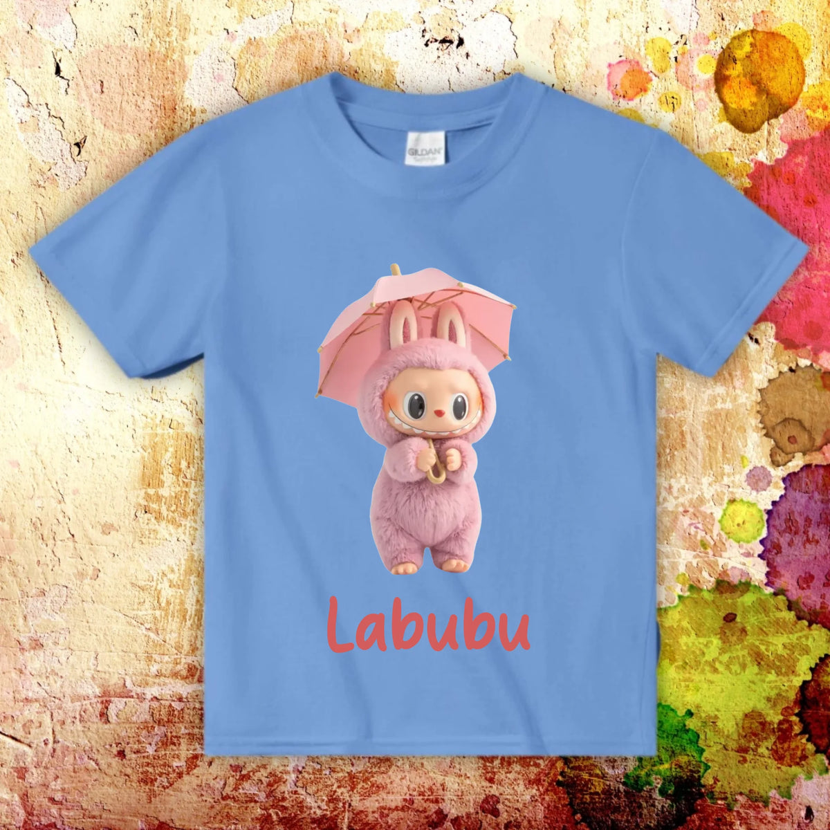 Personalisiertes Kissen: dein Labubu auf dem Kissen mit Name - individuelles Kissen | Personalize Palace