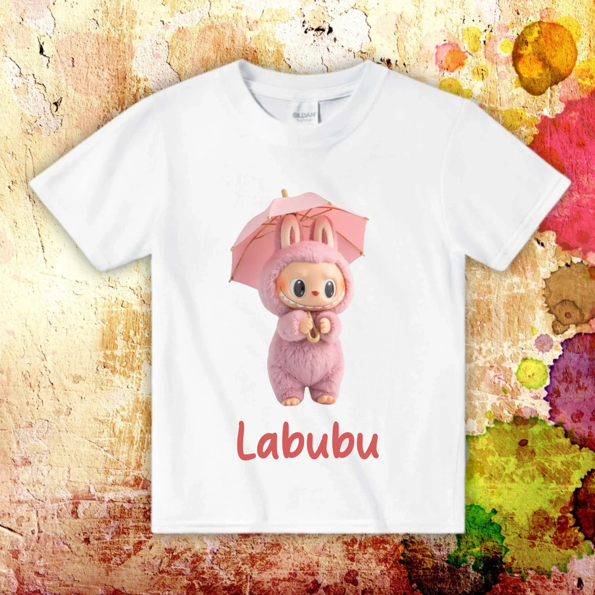 Personalisiertes Kissen: dein Labubu auf dem Kissen mit Name - individuelles Kissen | Personalize Palace