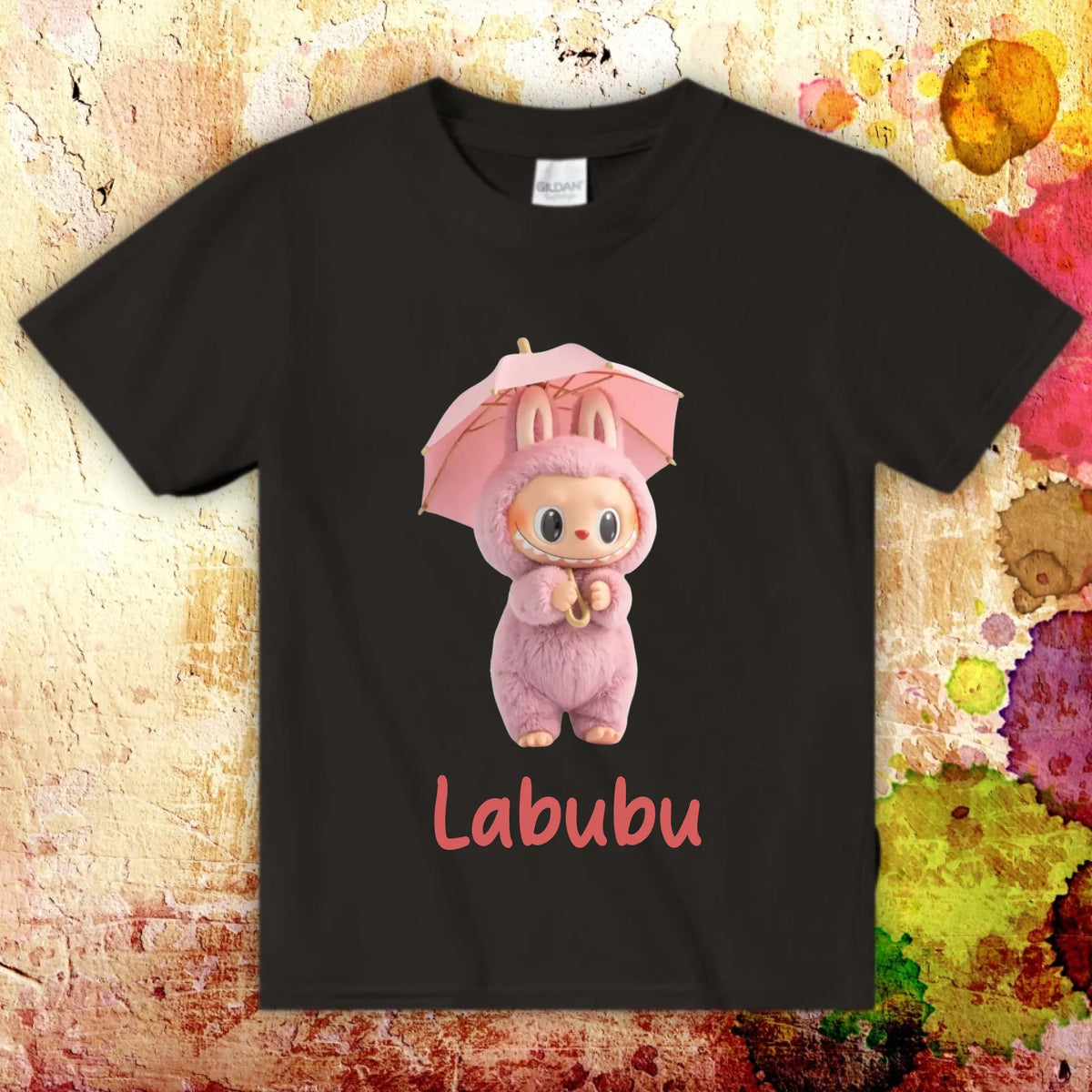 Personalisiertes Kissen: dein Labubu auf dem Kissen mit Name - individuelles Kissen | Personalize Palace