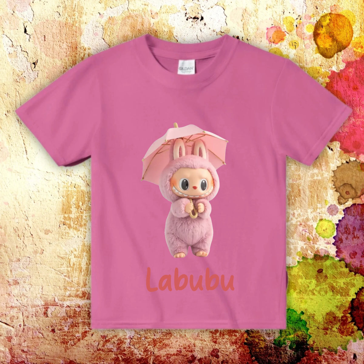Personalisiertes Kissen: dein Labubu auf dem Kissen mit Name - individuelles Kissen | Personalize Palace