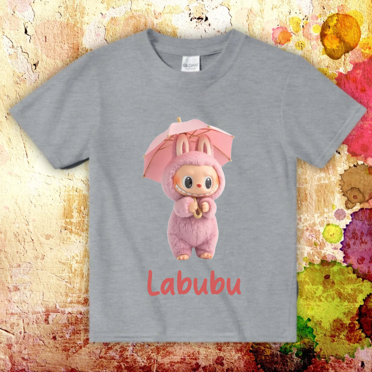 Personalisiertes Kissen: dein Labubu auf dem Kissen mit Name - individuelles Kissen | Personalize Palace