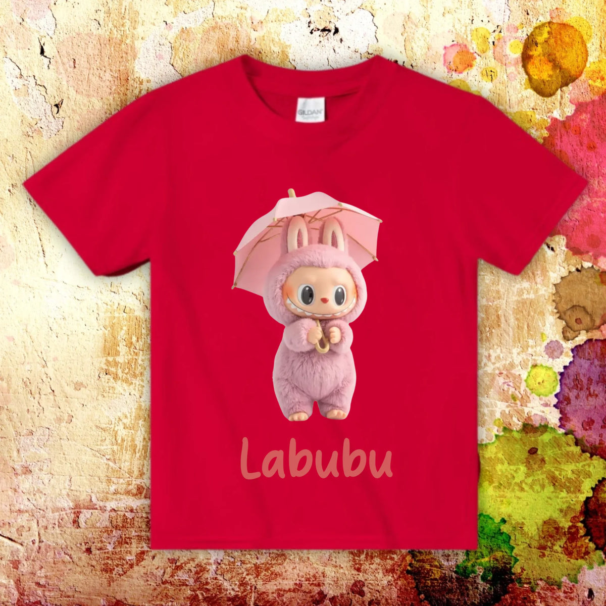 Personalisiertes Kissen: dein Labubu auf dem Kissen mit Name - individuelles Kissen | Personalize Palace