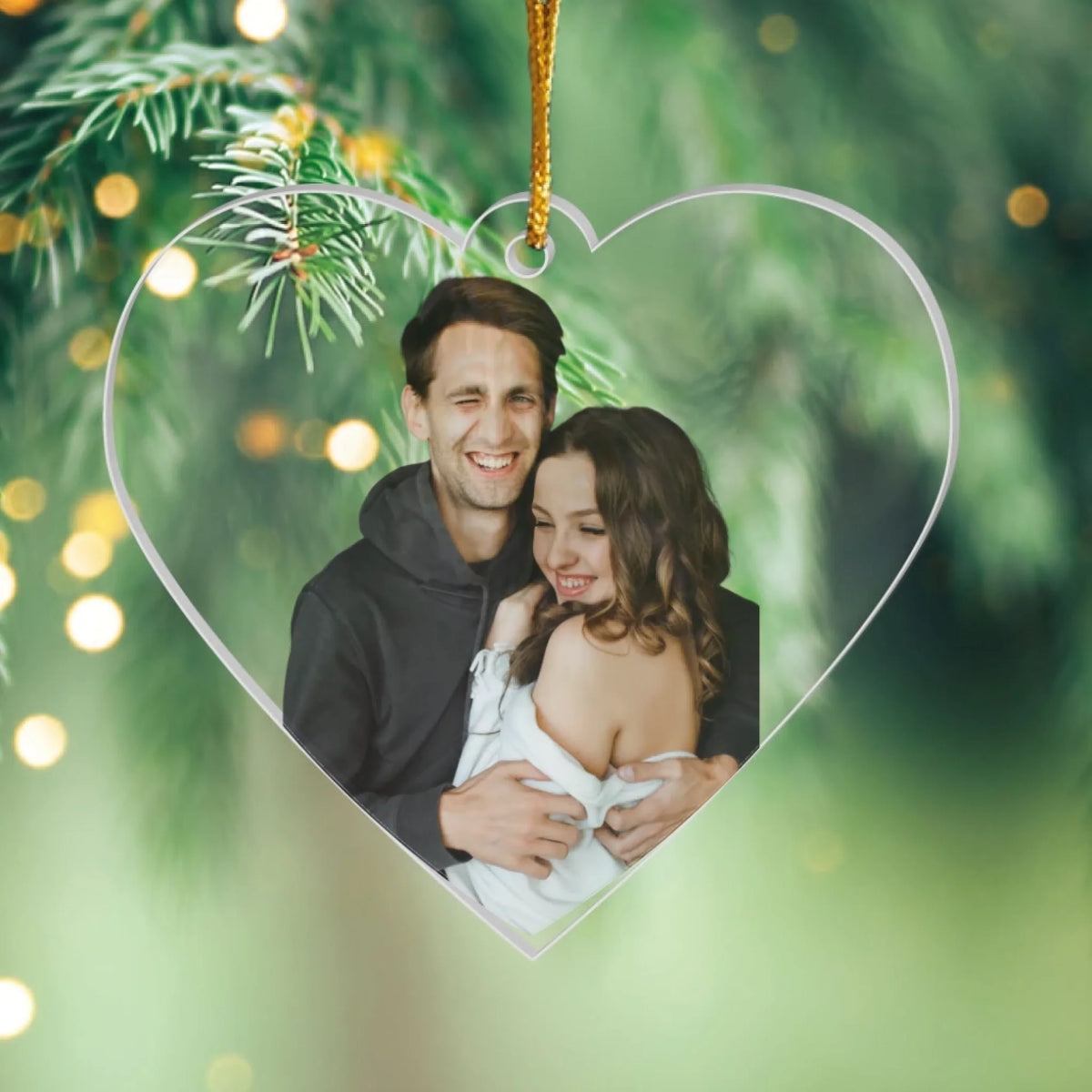 Stern mit Foto für deinen Weihnachtsbaum - individueller Weihnachtsbaumschmuck | Personalize Palace