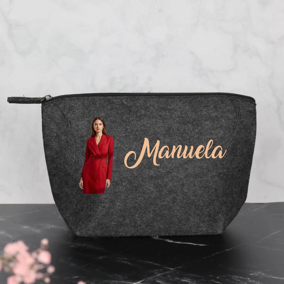 Foto und Text - Individuelle Kosmetiktasche | Personalize Palace