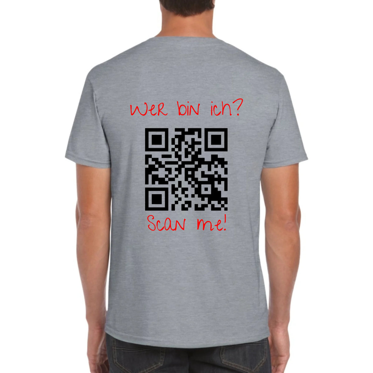 Your QR code | Barcode with text - Individual code hoodie