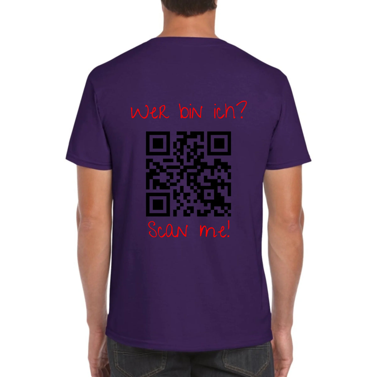 Your QR code | Barcode with text - Individual code hoodie