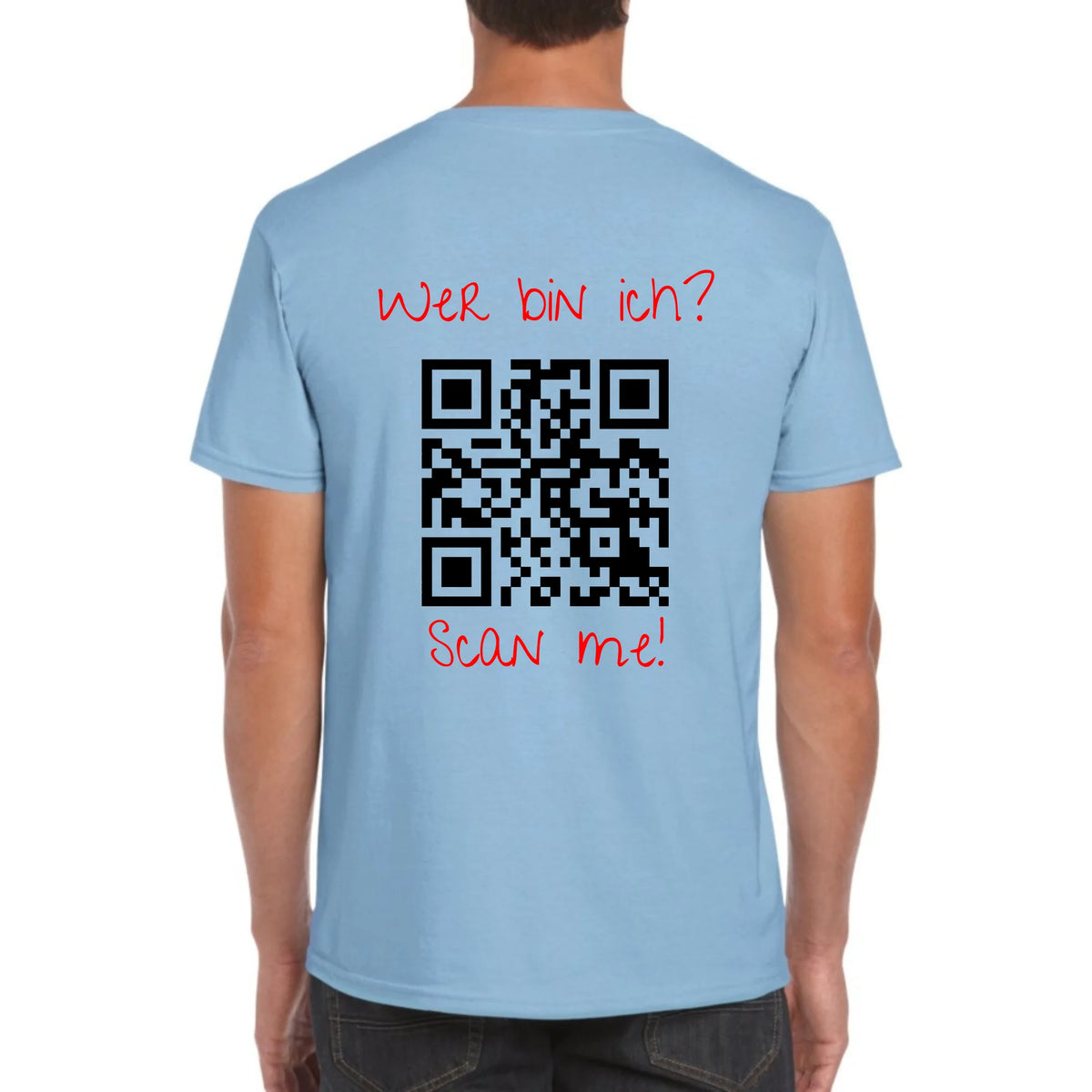 Your QR code | Barcode with text - Individual code hoodie