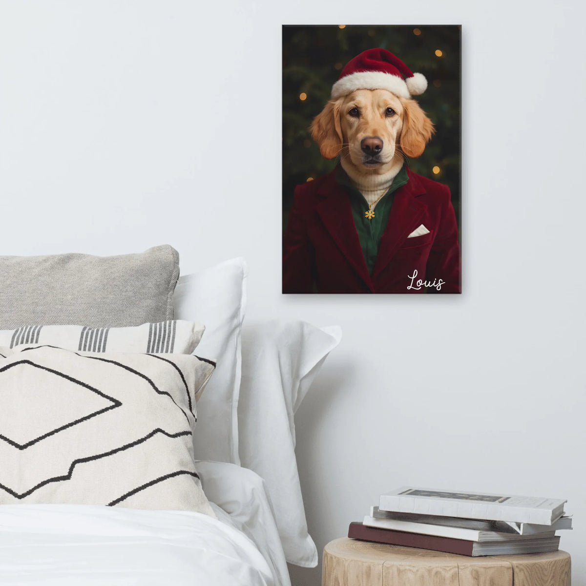 Personalisierte Bilder: Haustier in verschiedenen Outfits und Stilen - individuelles Poster | Personalize Palace