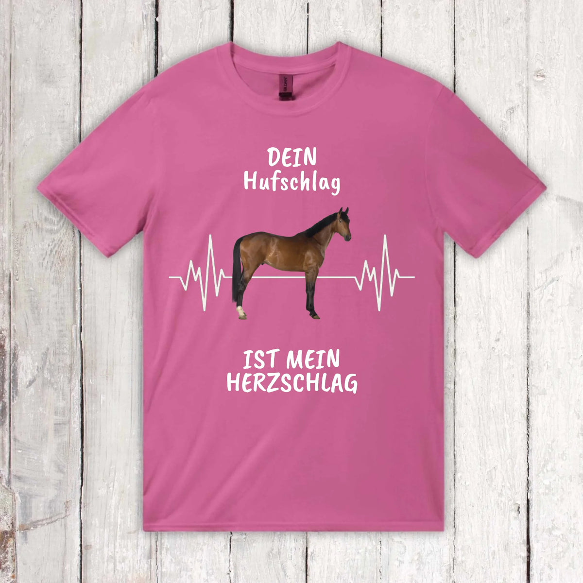 Hoodie mit Pferde Herzschlag und deinem Foto - individueller Hoodie | Personalize Palace