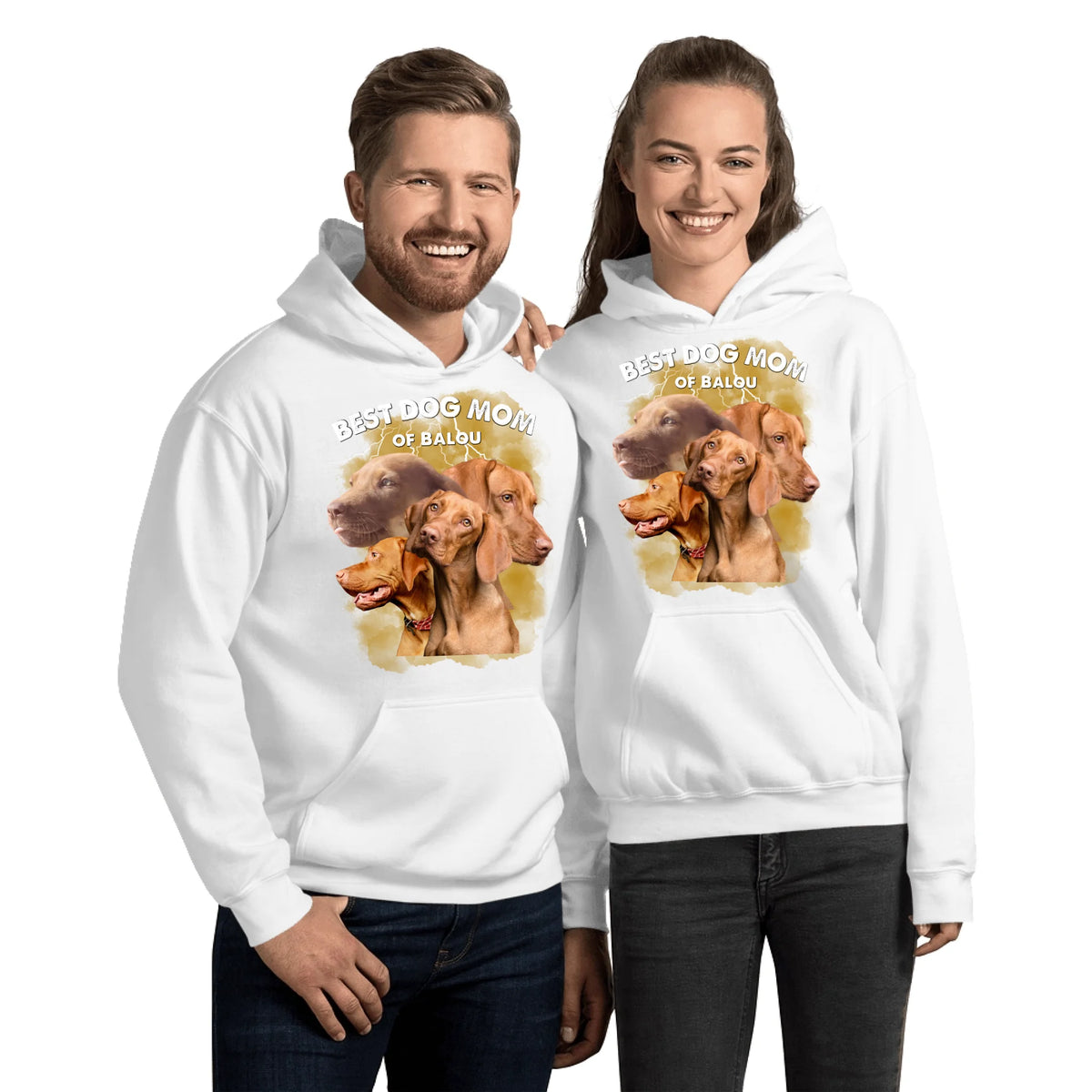 Dein 90er Foto Hoodie mit bis zu 4 Fotos - Individueller Hoodie | Personalize Palace