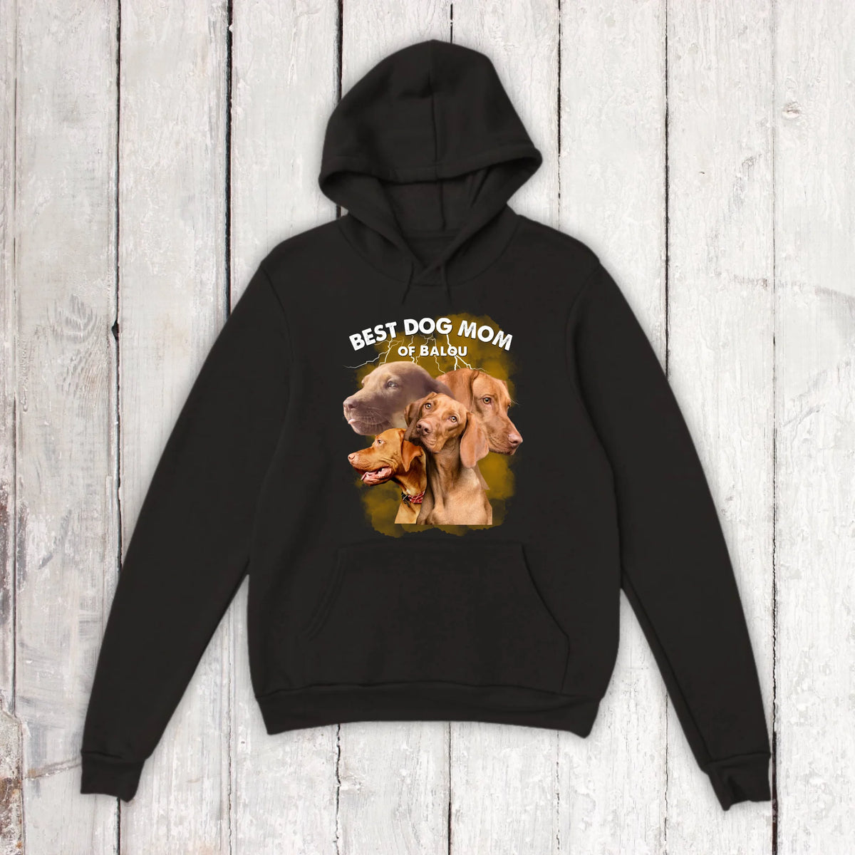 Dein 90er Foto Hoodie mit bis zu 4 Fotos - Individueller Hoodie | Personalize Palace
