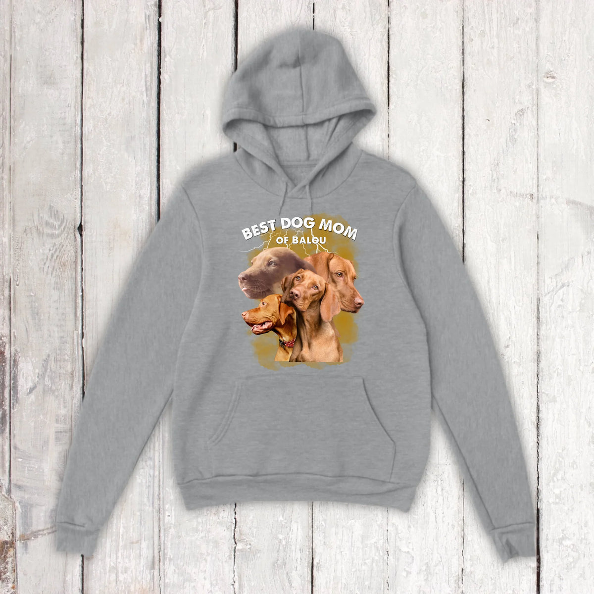 Dein 90er Foto Hoodie mit bis zu 4 Fotos - Individueller Hoodie | Personalize Palace