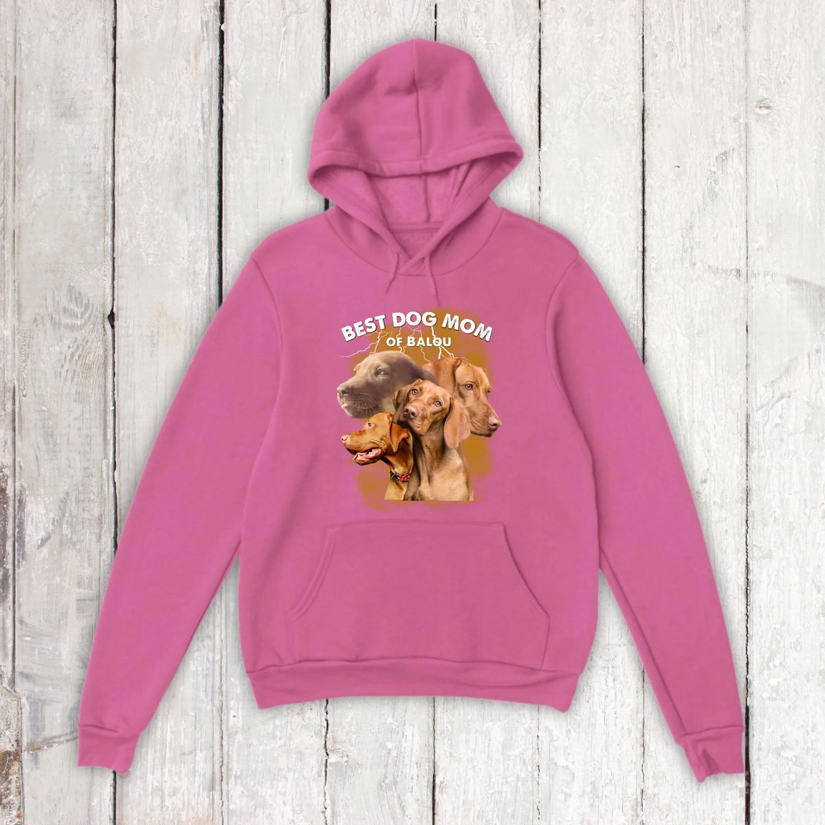 Dein 90er Foto Hoodie mit bis zu 4 Fotos - Individueller Hoodie | Personalize Palace