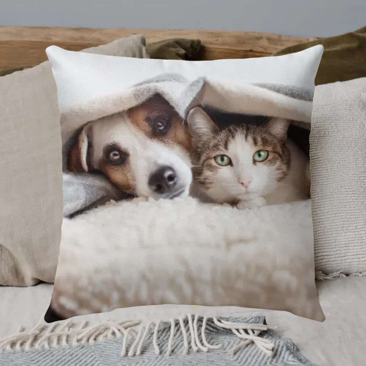 Personalisiertes Kissen: Katzen-Foto Kissen - individuelles Kissen | Personalize Palace