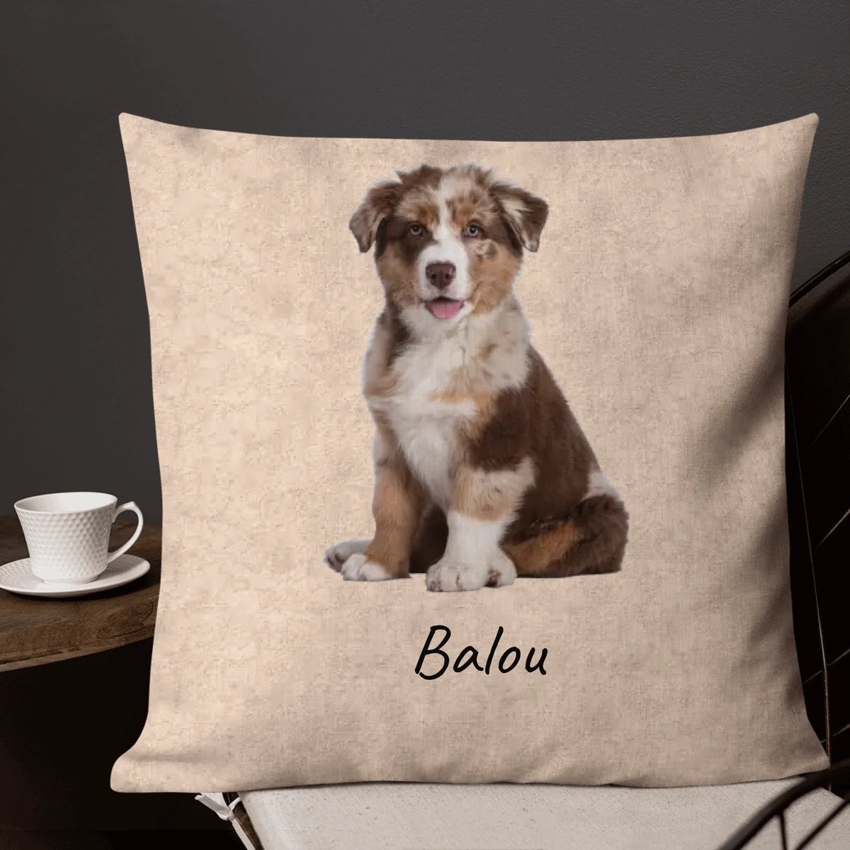 Personalisiertes Kissen: Hunde-Foto Kissen - individuelles Kissen | Personalize Palace