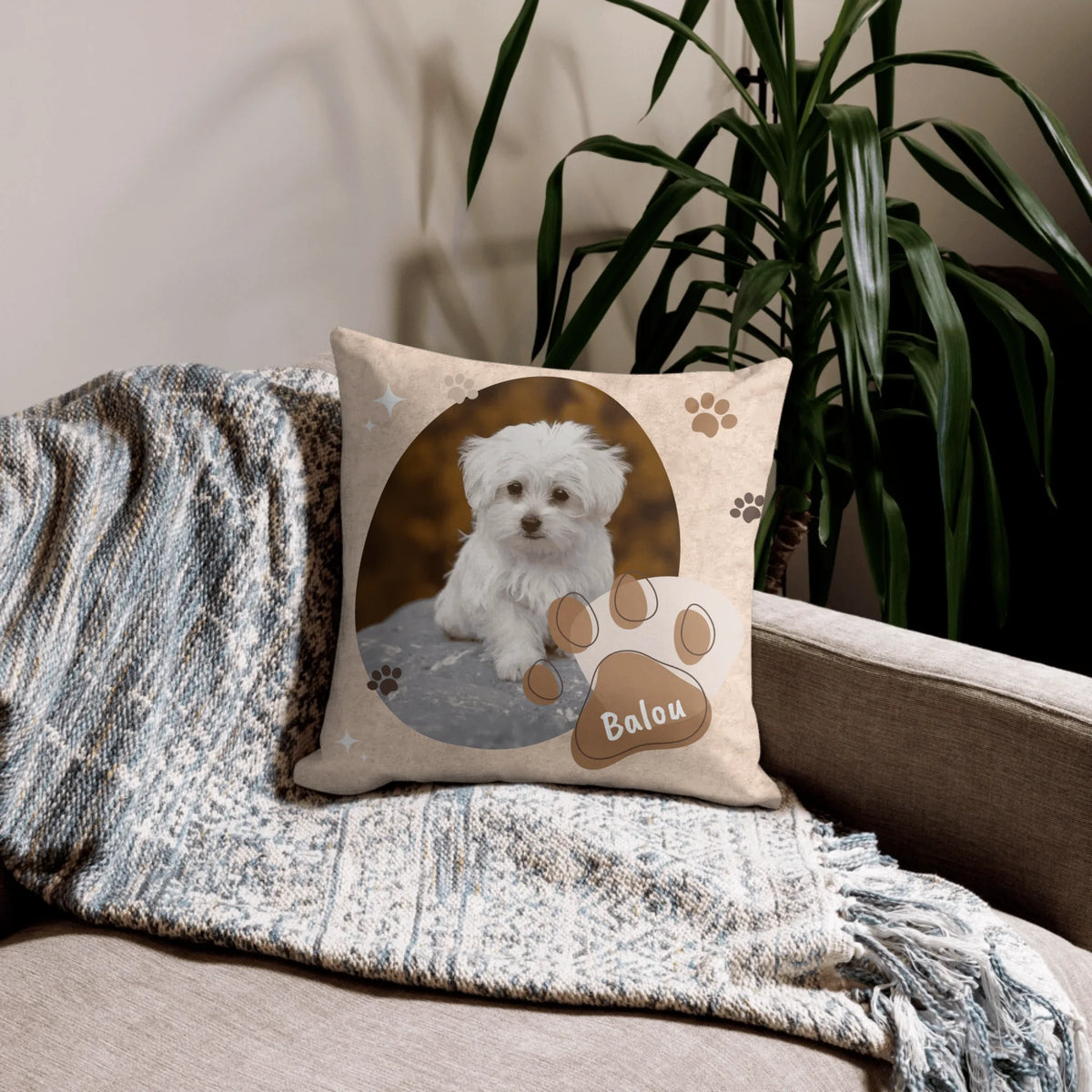 Personalisiertes Kissen: Hunde-Foto Kissen - individuelles Kissen | Personalize Palace
