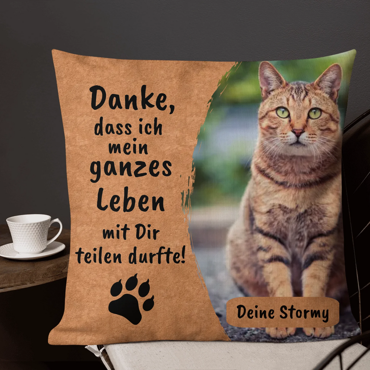 Personalisiertes Kissen: Danke an deinen Hund - Individuelles Kissen | Personalize Palace