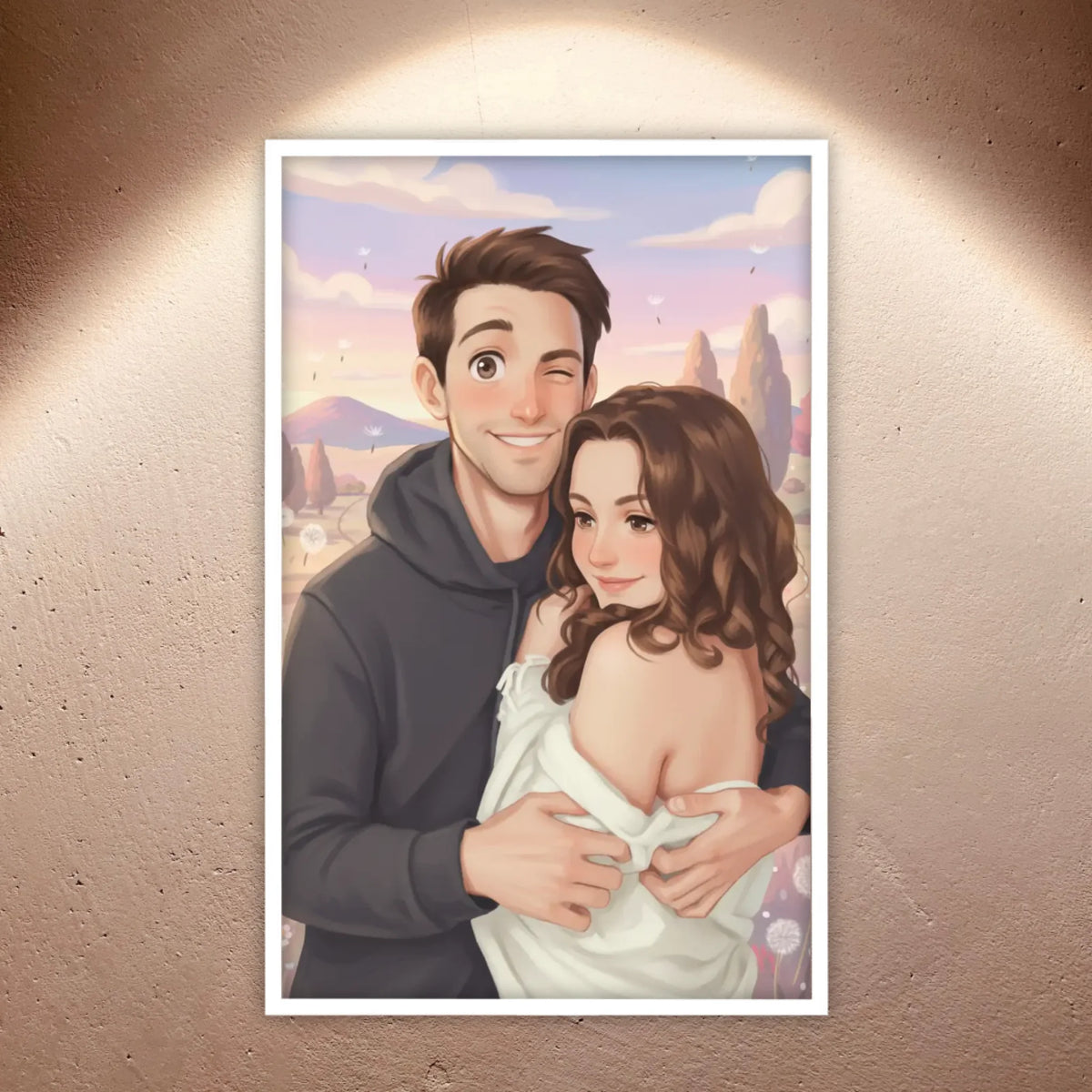 Anime Portrait Poster – Dein Bild im Ghibli-Stil - individuelle Leinwand