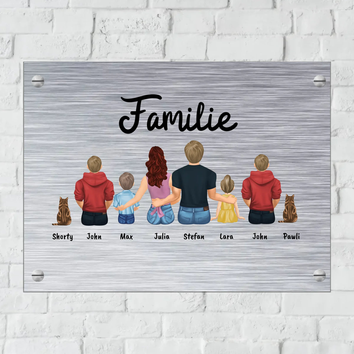 Personalisiertes Schild: Klingel nicht nötig - Individuelles Tür-Schild | Personalize Palace