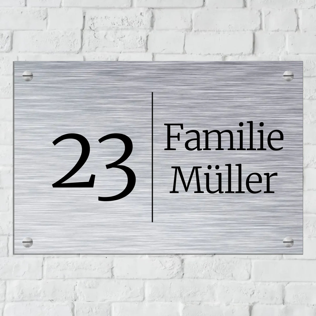 Personalisiertes Schild: Herzfoto von Paar, Familie, Freund - Individuelles Türschild für Heim & Garten | Personalize Palace