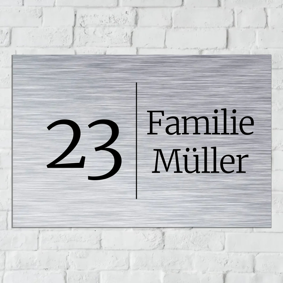 Personalisiertes Schild: Herzfoto von Paar, Familie, Freund - Individuelles Türschild für Heim & Garten | Personalize Palace