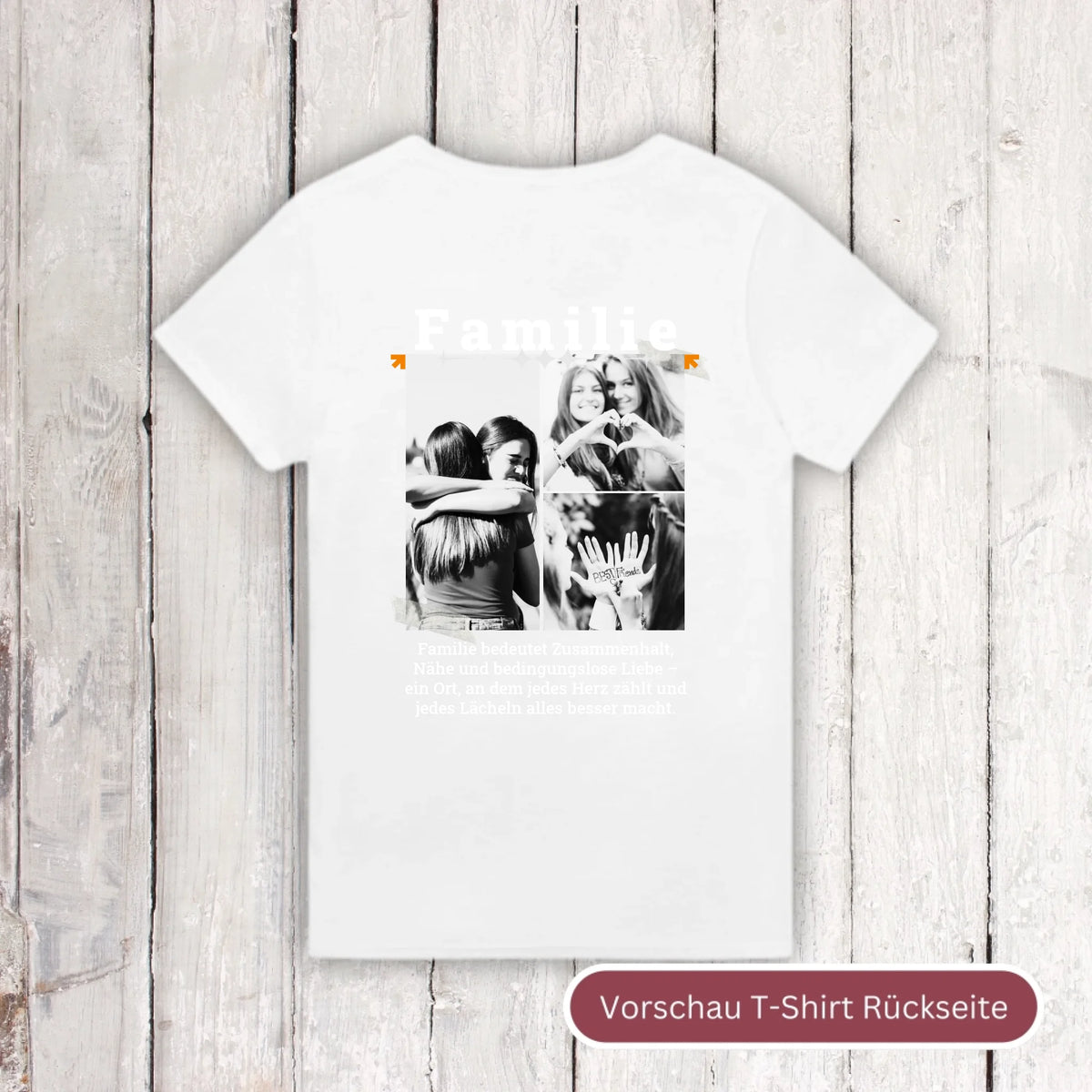 Dog Dad mit bis zu 3 Fotos - individueller Hoodie