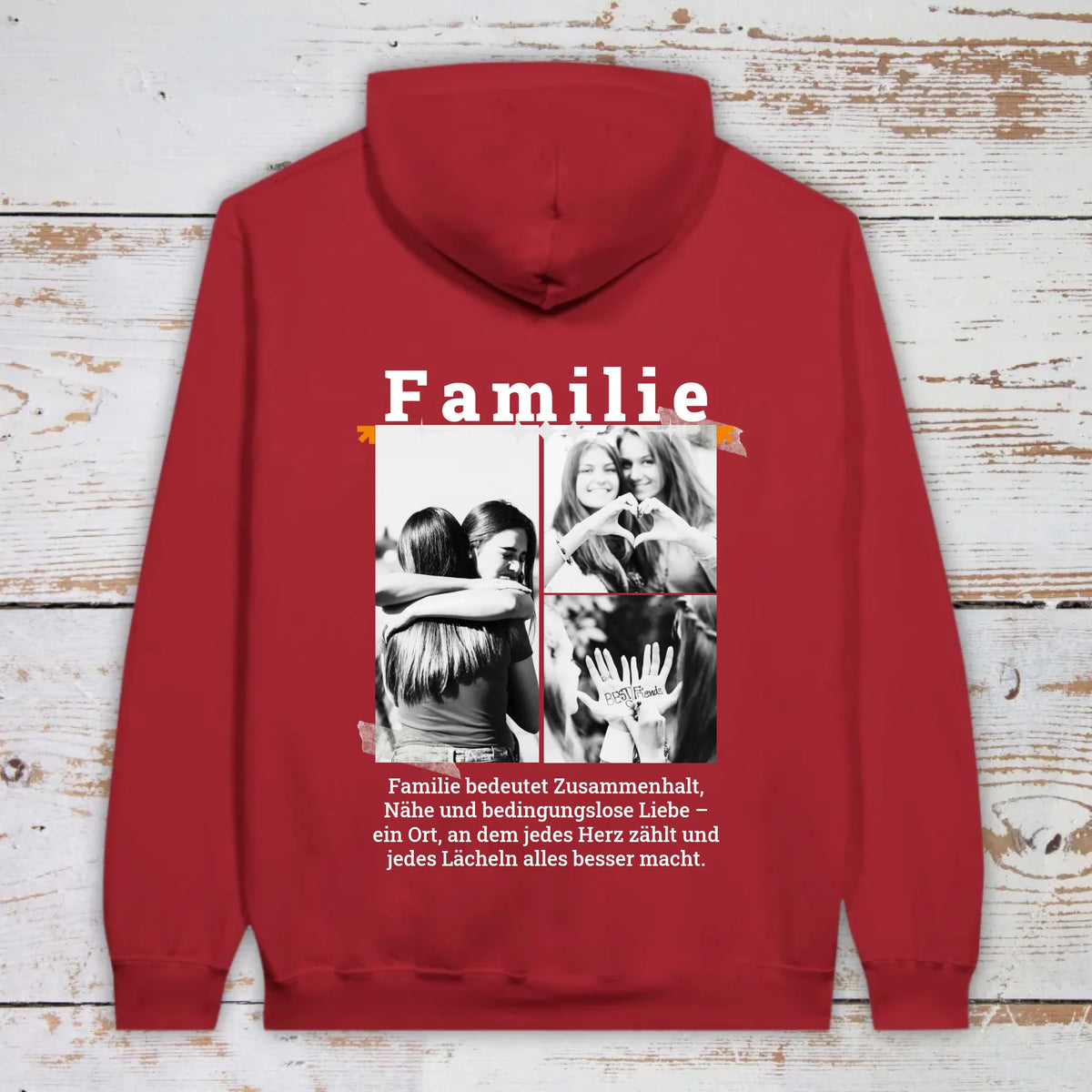 Shirt "Familie" mit bis zu 3 Fotos - individuelles T-Shirt | Personalize Palace