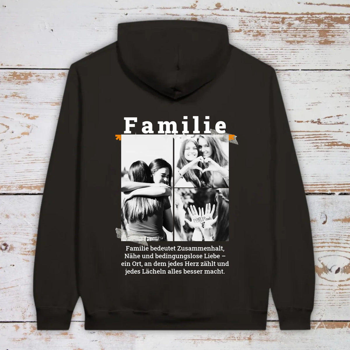 Shirt "Familie" mit bis zu 3 Fotos - individuelles T-Shirt | Personalize Palace