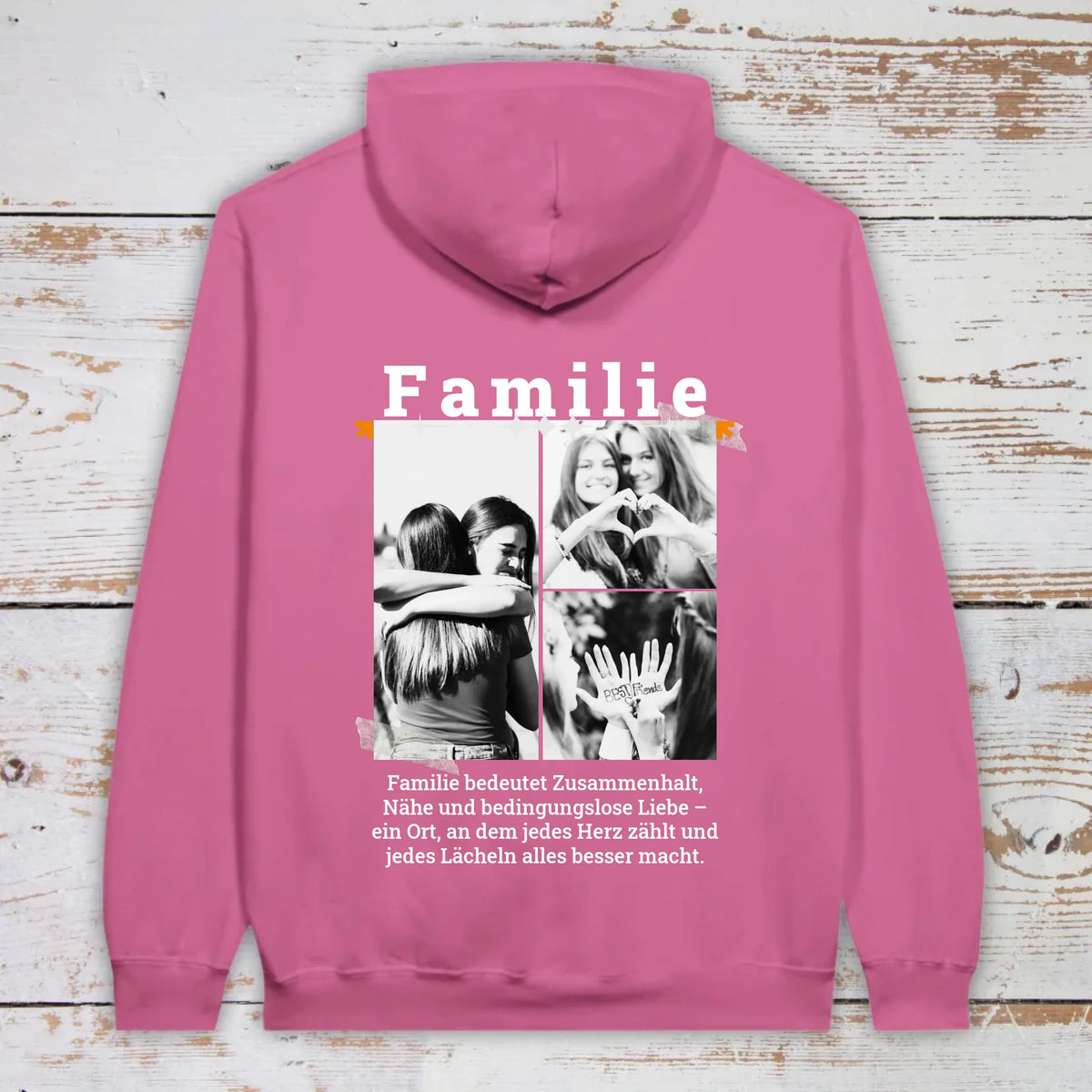 Shirt "Familie" mit bis zu 3 Fotos - individuelles T-Shirt | Personalize Palace