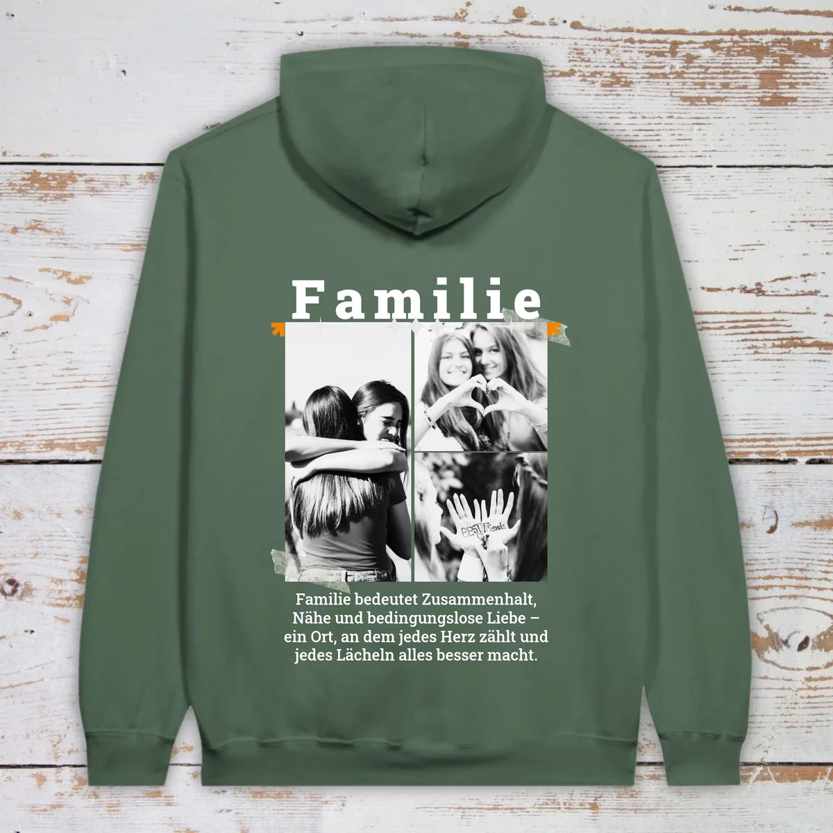 Shirt "Familie" mit bis zu 3 Fotos - individuelles T-Shirt | Personalize Palace