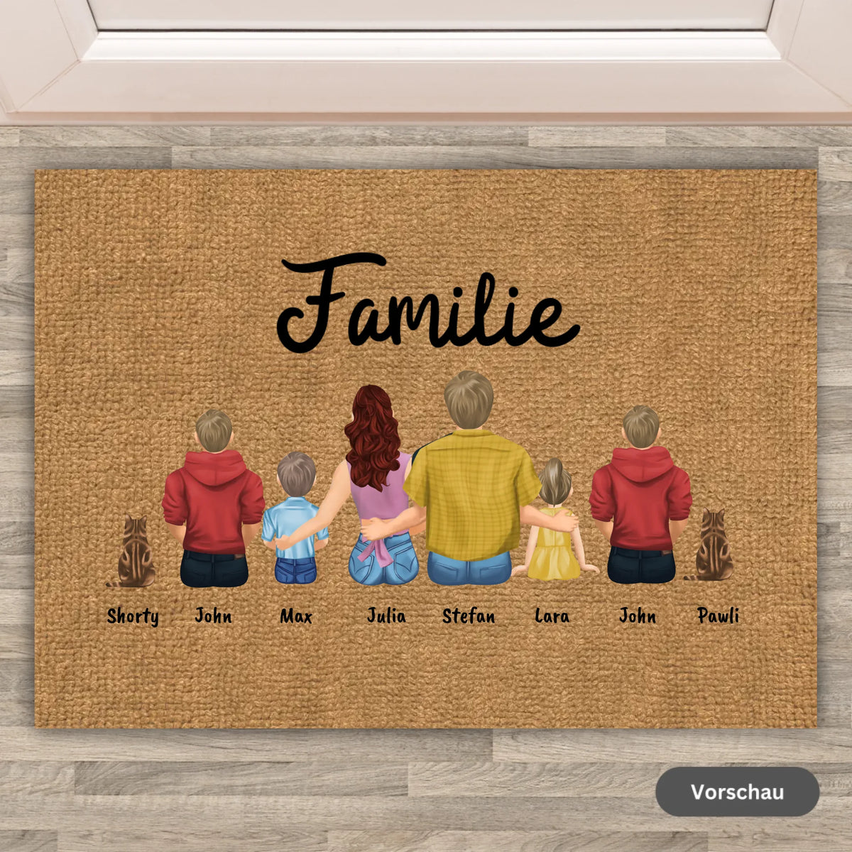 Personalisierte Fußmatte: Pärchen - Individuelle Fußmatte | Personalize Palace