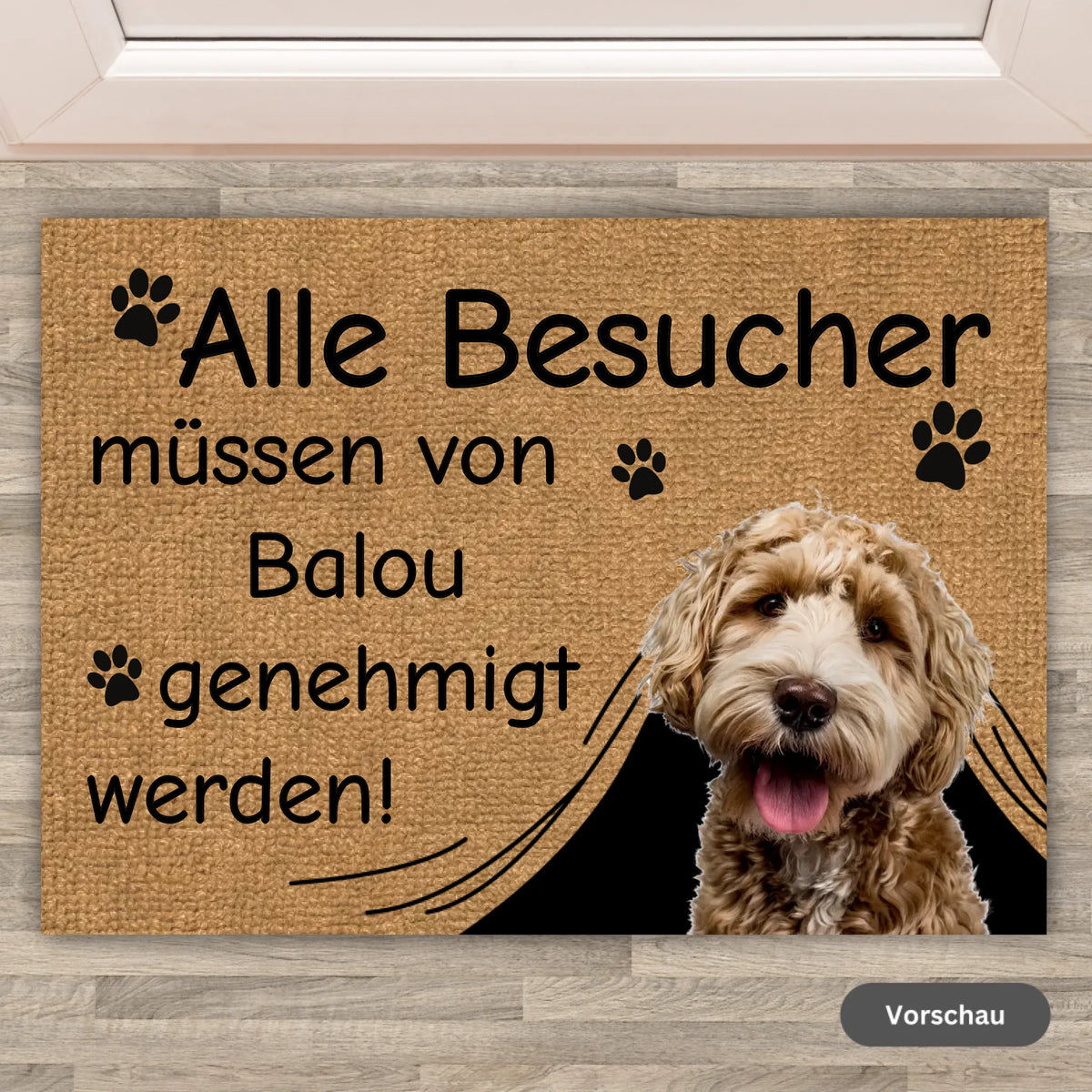 Personalisierte Fußmatte: Klingeln nicht nötig - Individuelle Fußmatte | Personalize Palace