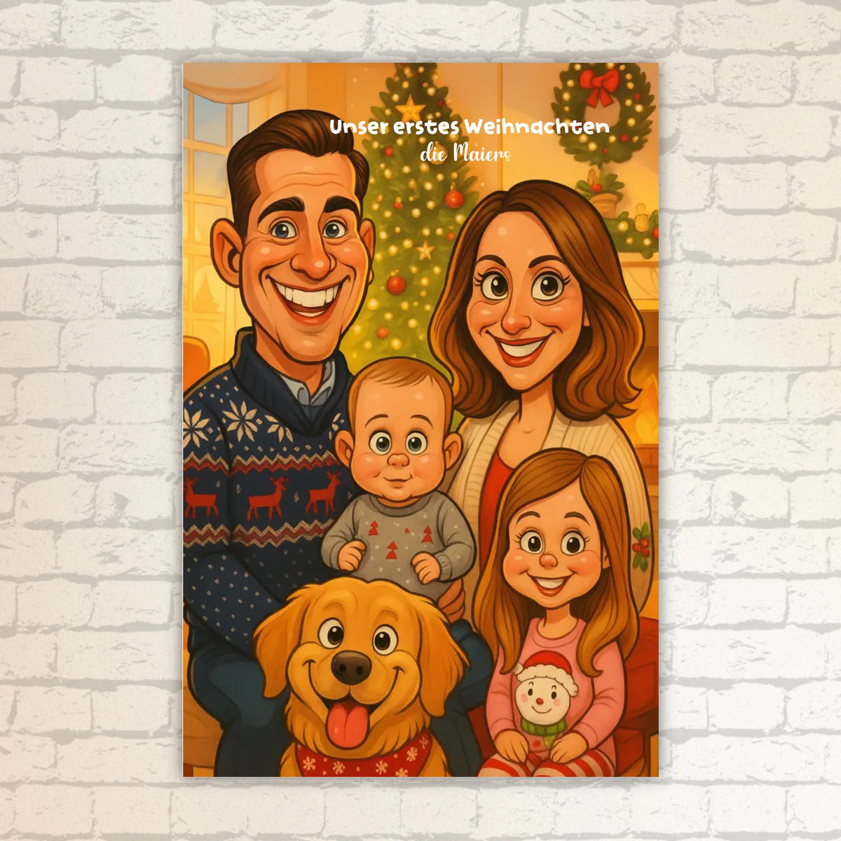 Personalisierte Leinwand: euer Bild als Karikatur - individuelle Leinwand | Personalize Palace