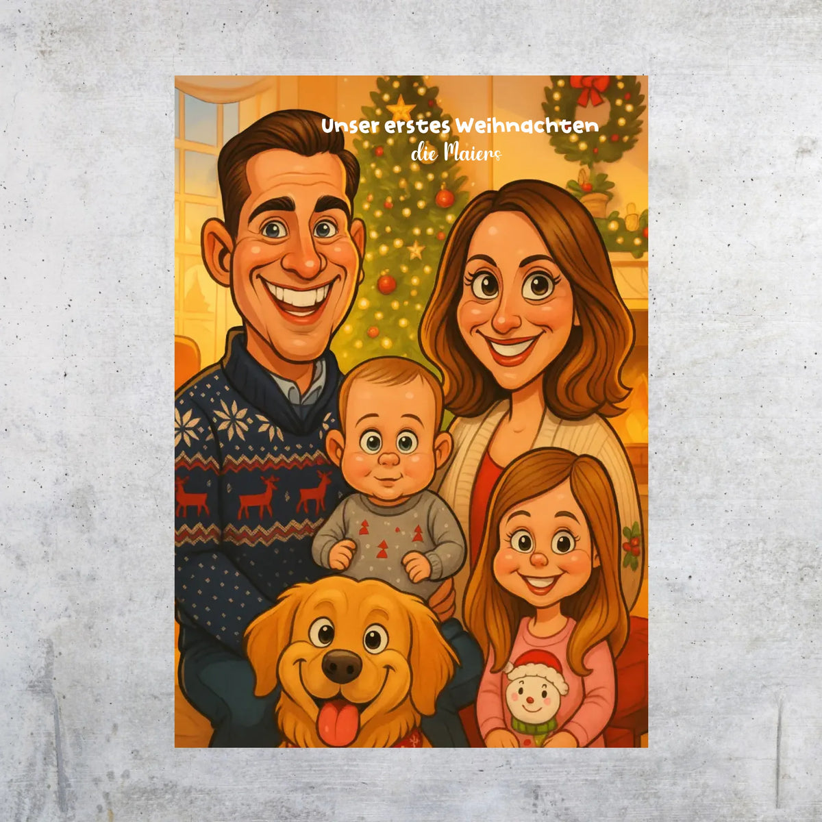 Personalisierte Leinwand: euer Bild als Karikatur - individuelle Leinwand | Personalize Palace