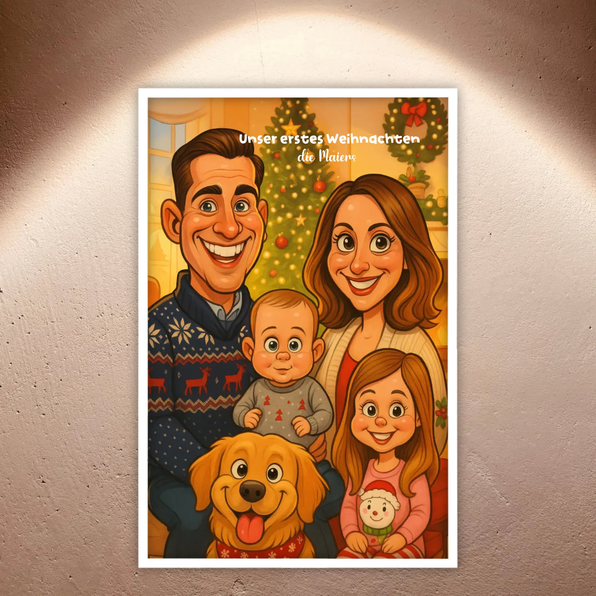 Personalisierte Leinwand: euer Bild als Karikatur - individuelle Leinwand | Personalize Palace