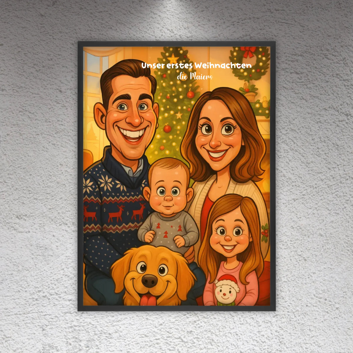 Personalisierte Leinwand: euer Bild als Karikatur - individuelle Leinwand | Personalize Palace