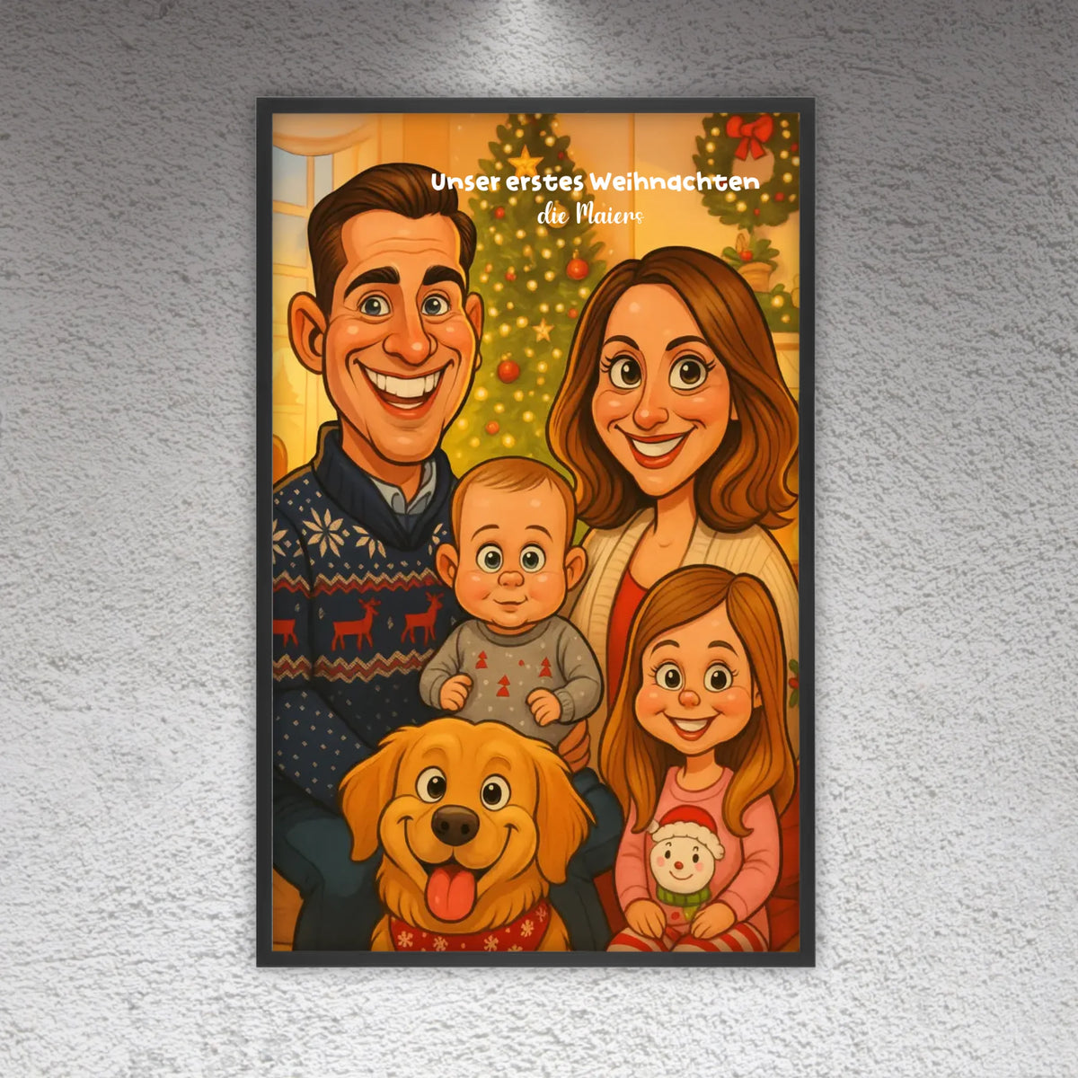 Personalisierte Leinwand: euer Bild als Karikatur - individuelle Leinwand | Personalize Palace