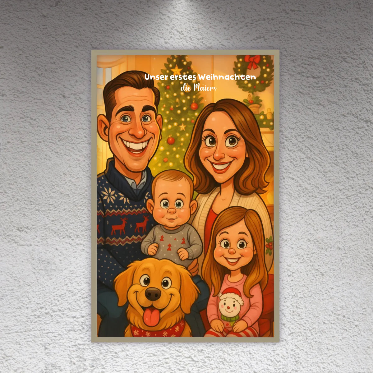 Your image as a caricature - individual canvas