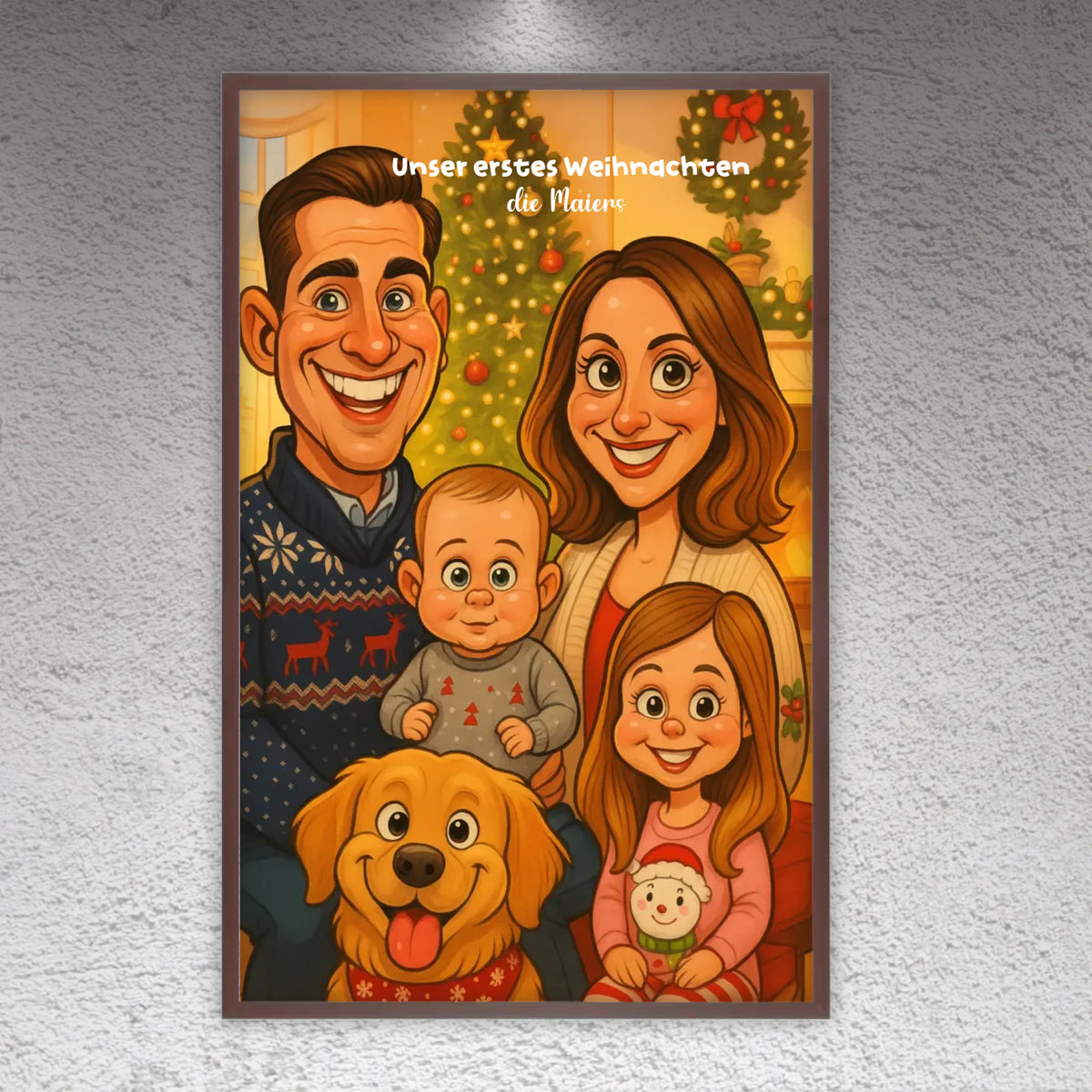 Your image as a caricature - individual canvas